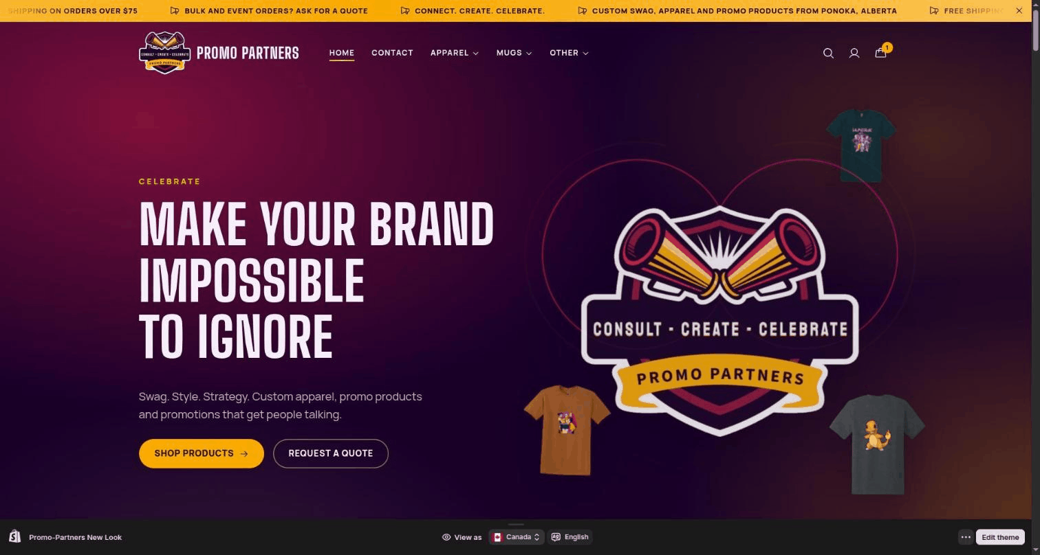 Promo Partners walkthrough